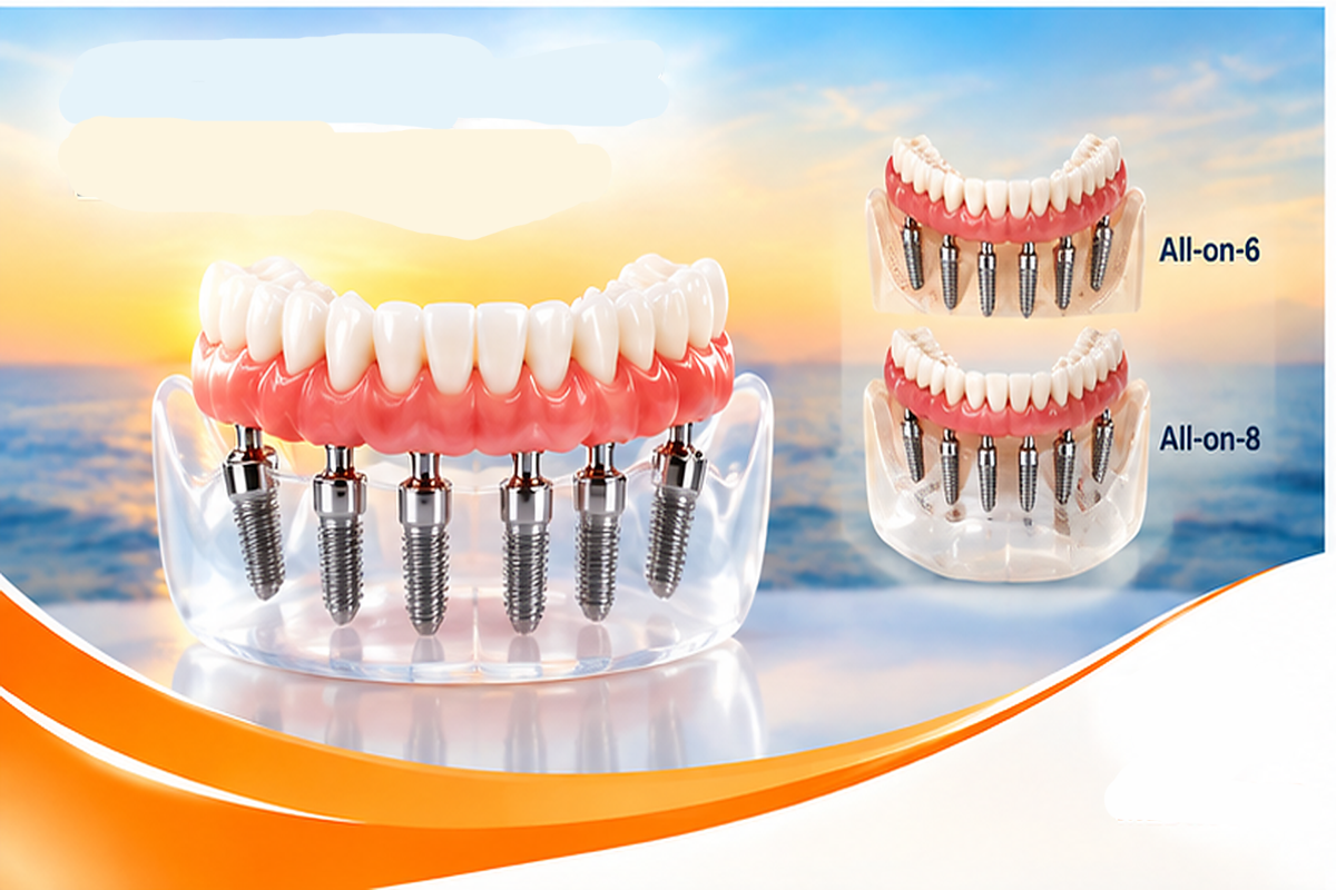 All-on-6 / All-on-8 Dental Implants