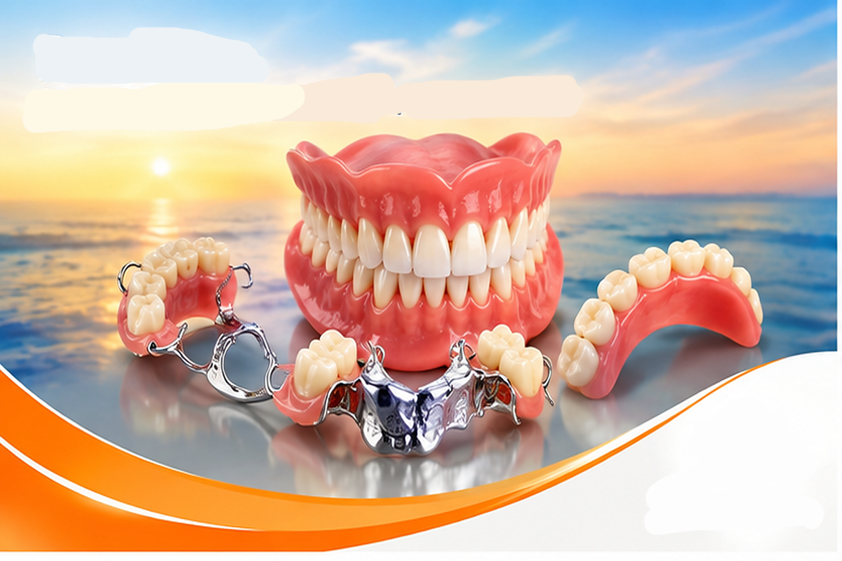 Dentures (Complete, Partial, Acrylic, Cast Metal)